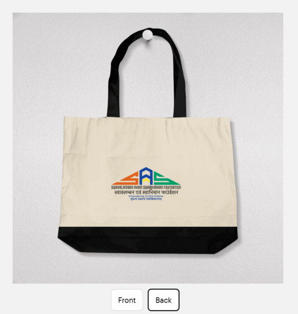 SASF Branded Deluxe Dual-Tone Tote Bag - Image 2