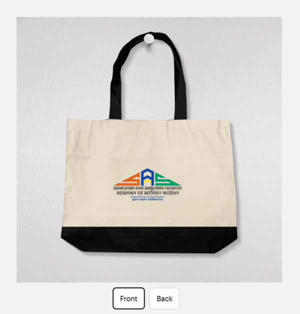 SASF Branded Deluxe Dual-Tone Tote Bag