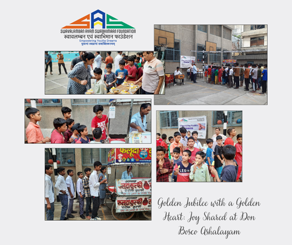 Golden Jubilee Celebration: Spreading Joy with Orphan Boys