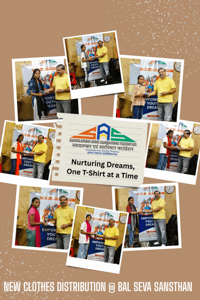 Empowering Young Minds: SAS Foundation’s Clothing Drive at Bal Seva Sansthan, Uttam Nagar 1 pic 3