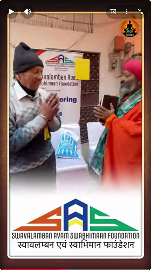 When Grassroots Impact Earns Public Appreciation: SAS Foundation Recognized at Hindu Sammelan, Rajnagar Palam