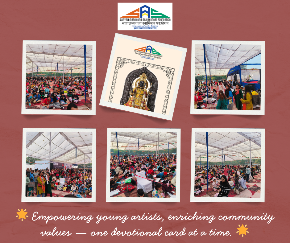 SAS Foundation at the Dwarka City Painting Competition: Nurturing Creativity, Culture, and Community Values on Republic Day