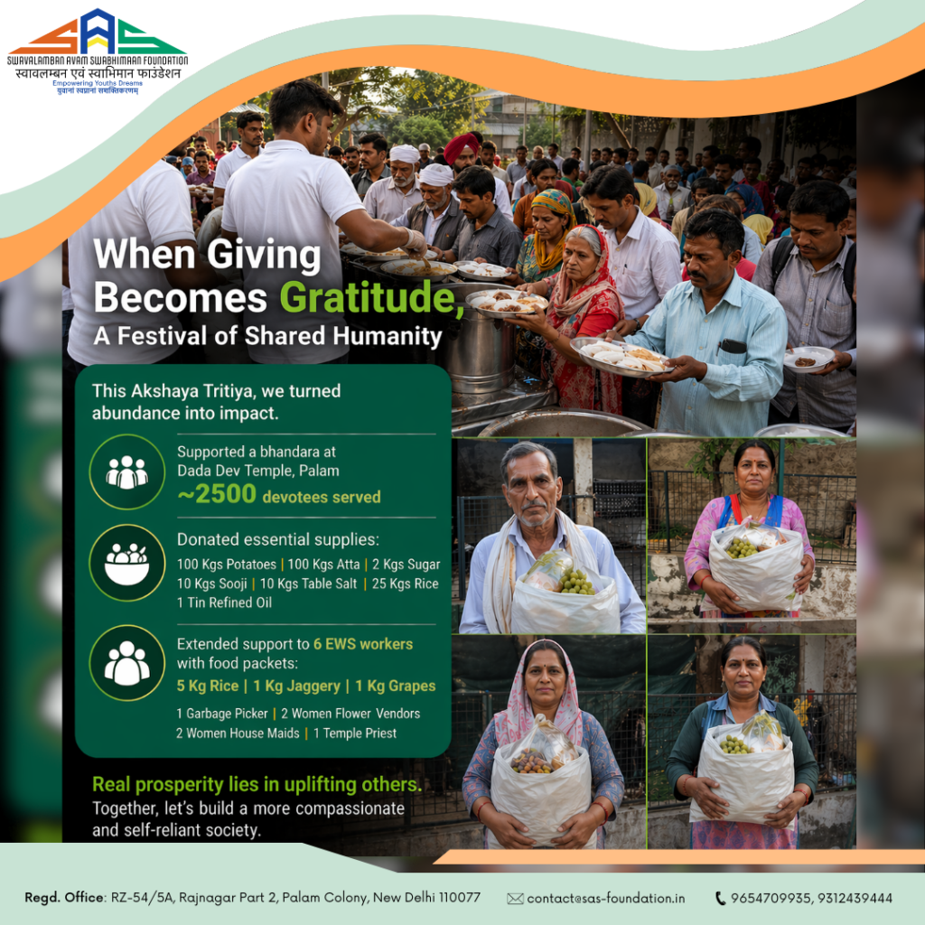 When Giving Becomes Gratitude: Transforming Akshaya Tritiya into a Movement of Compassion