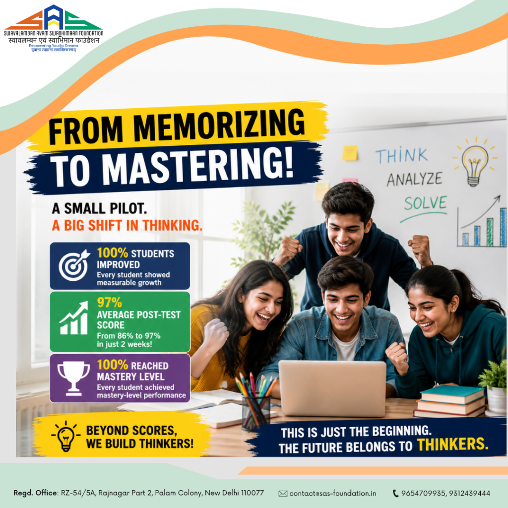 From Memorizing to Mastering: How SAS Foundation is Redefining Learning Through Analytical Thinking