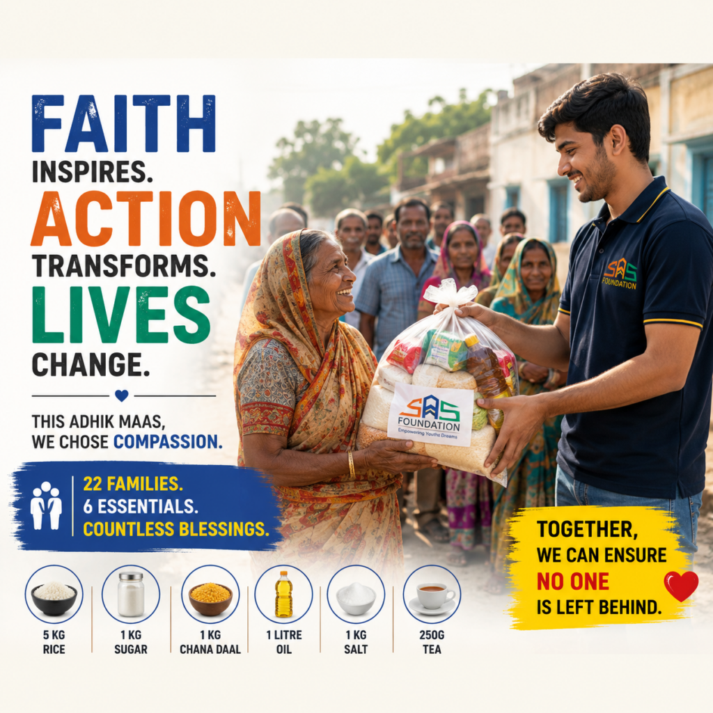 Beyond Rituals: How Adhik Maas Became a Month of Dignity, Compassion, and Community Action