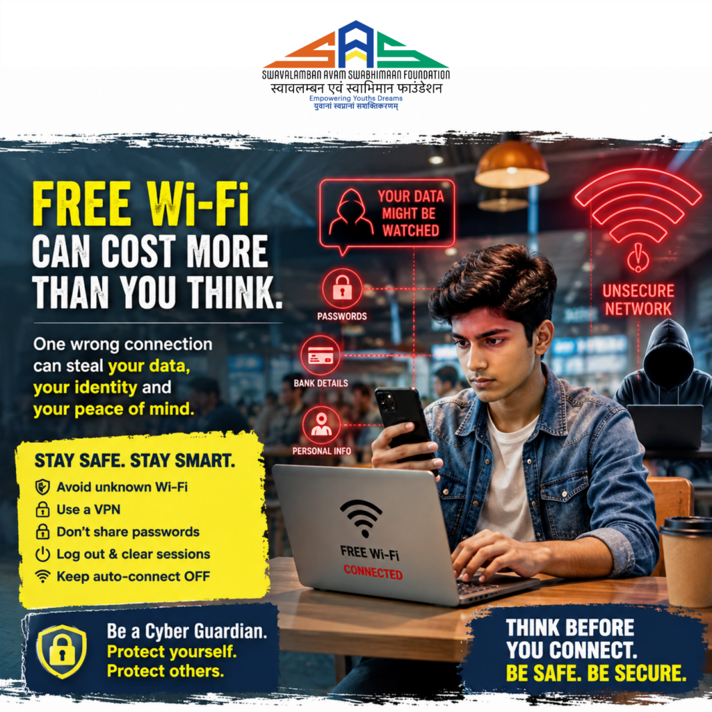 One Free Wi-Fi Connection Can Cost You Everything: Why Cyber Awareness Is the New Life Skill Every Student Must Learn